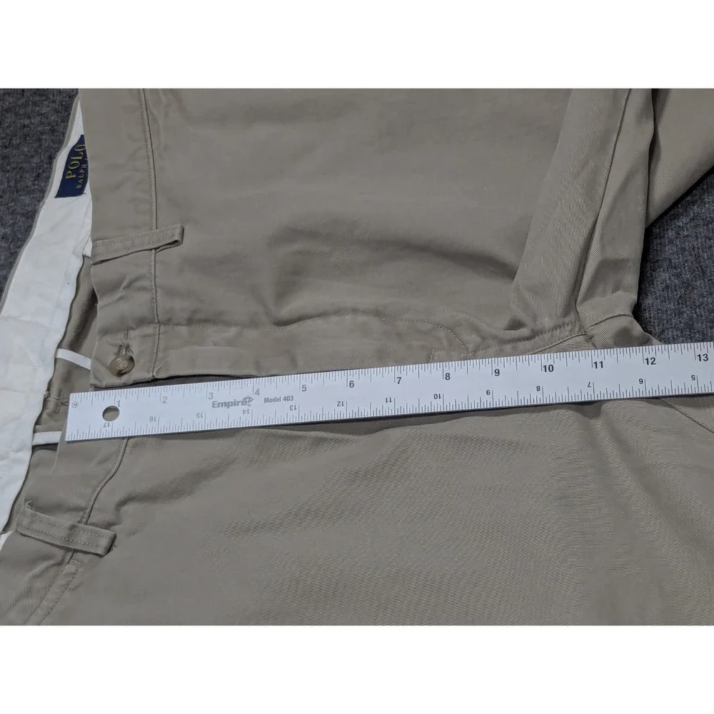 Polo Ralph Lauren Chino Pants Men 38 x 32 Khaki Classic Fit Preppy Office